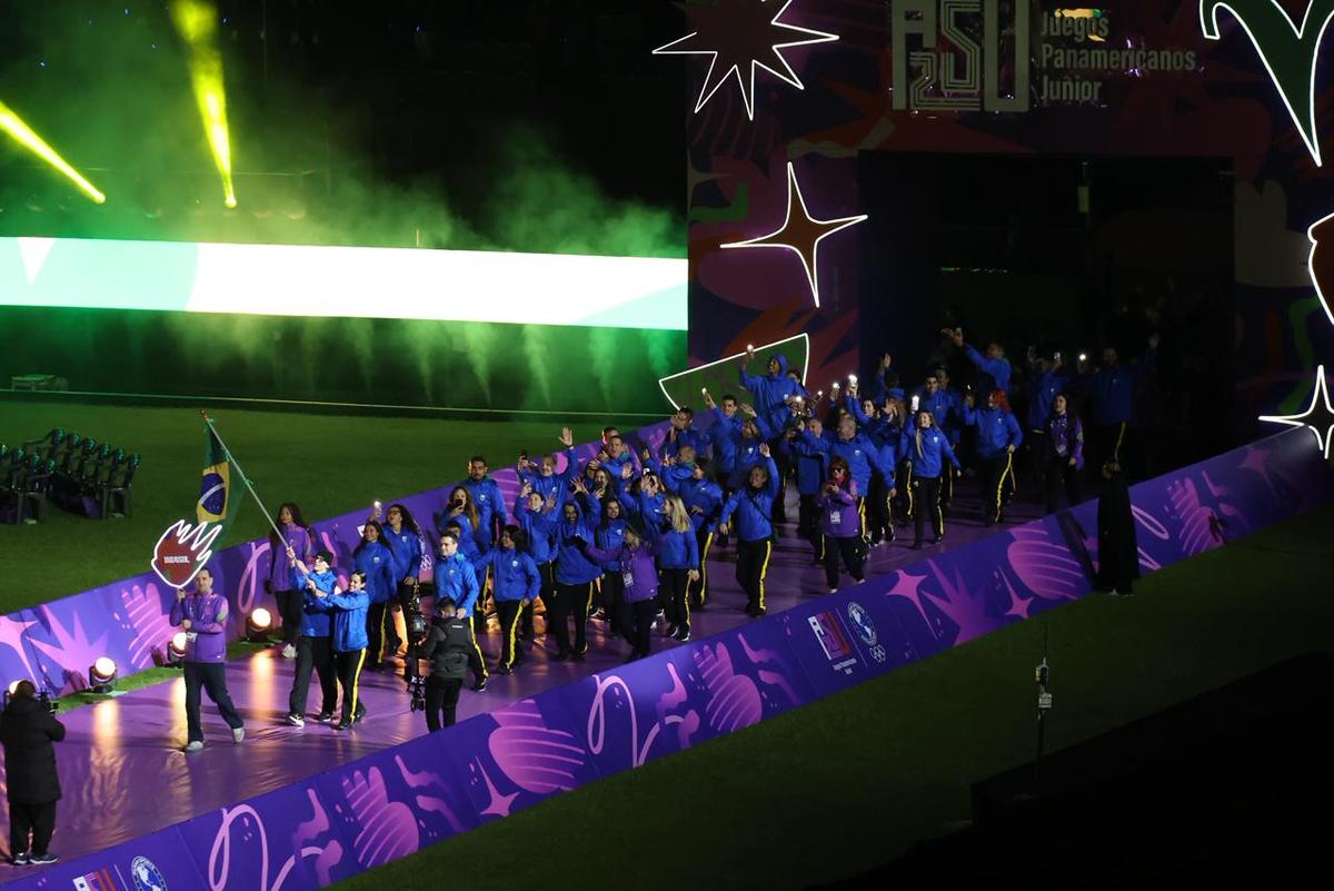 Cerimônia de abertura marca o início oficial dos Jogos Pan-americanos Júnior 2025