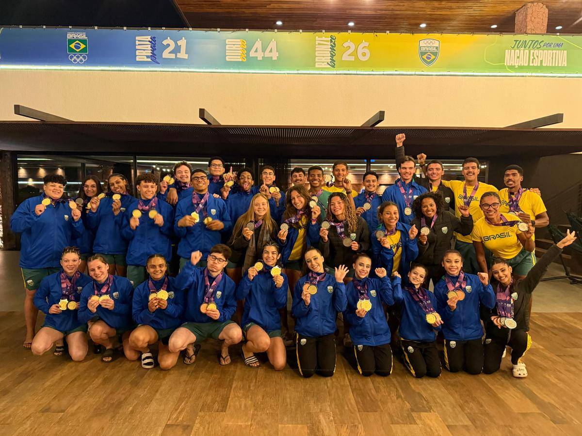 Resumo ASU 2025: Ginástica Rítmica é ouro nos 5 arcos. Time Brasil chega a 91 medalhas no quinto dia de Pan Júnior