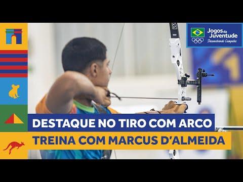 Carlos Lázaro treina com Marcus D'Almeida e é destaque do Rio de Janeiro no tiro com arco