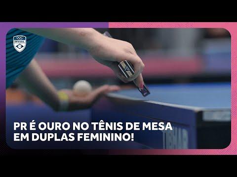 Paraná é ouro no Tênis de Mesa de Duplas Feminino | Jogos da Juventude CAIXA Brasília 2025
