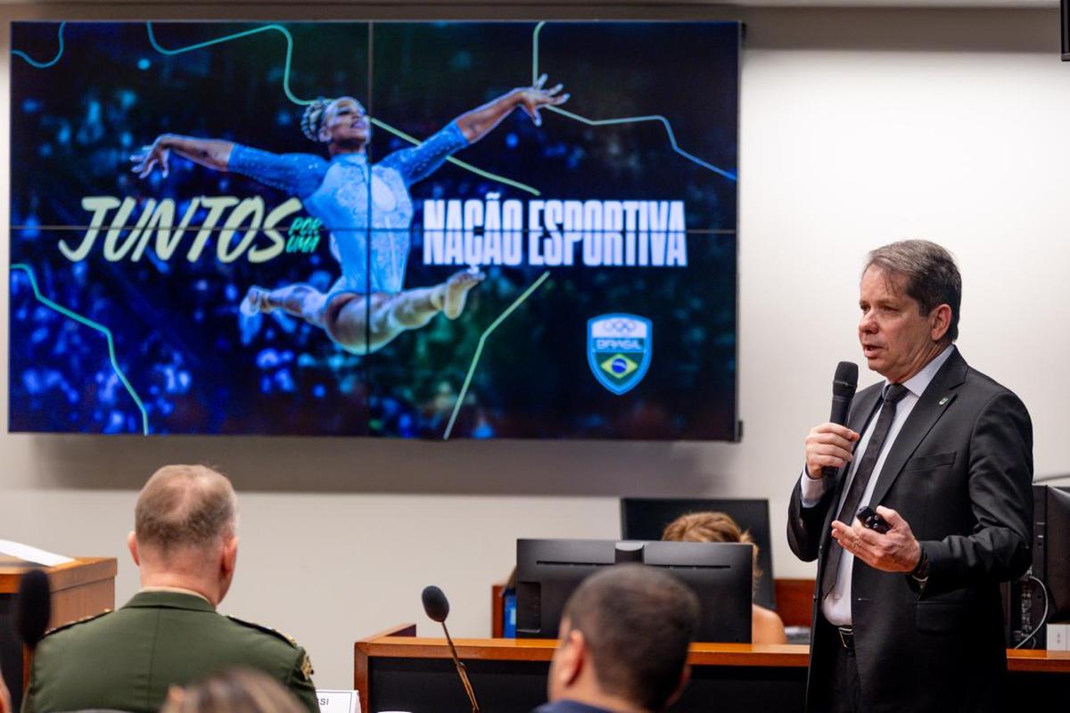 Presidente Marco La Porta e Diretor-Geral Emanuel Rego representam o COB no 3º Fórum Legislativo do Esporte